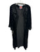 Johnny Was Size M Black Rayon & Silk Velvet Floral Embroidery 1/2 sleeve Jacket Black / M