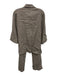 Ann Mashburn Size XS Brown, cream & black Viscose & wool Short Sleeve Pant Set Brown, cream & black / XS