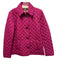 Burberry Brit Size S Fuschia Pink Polyester Quilted Buttons Collar Jacket Fuschia Pink / S