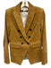 Veronica Beard Size 2 Camel & Brown Cotton Corduroy Double Breast Buttons Jacket Camel & Brown / 2