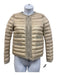 Moncler Size 1/S Beige Polyamide Goose Down Zip Up Puffer Zip Sleeves Jacket Beige / 1/S