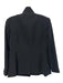 Nina Mclemore Size 0 Black Polyester Stand Collar Buttons Pockets Jacket Black / 0