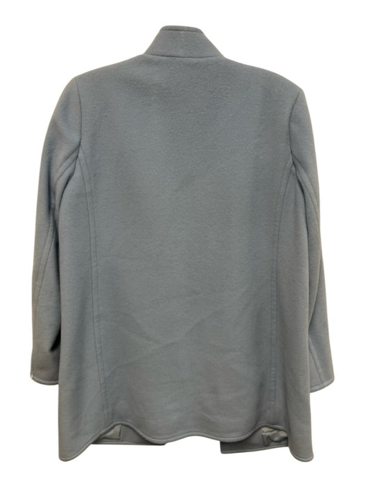 Worth Size P Sky Blue Wool & Cashmere Open Front Stand Collar Jacket Sky Blue / P
