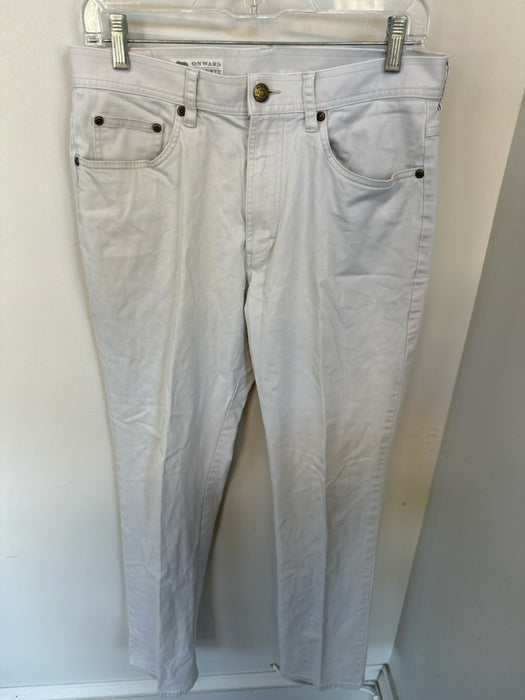 Onward Reserve Size 32X32 Light Khaki Cotton Men's Pants