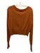 Autumn Cashmere Size XS Brown Cashmere Long Sleeve Knit Ribbed Sweater Brown / XS