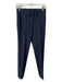 Akris Punto Size 2 Navy Blue Viscose Blend Snap & Zipper Front Zip Trouser Pants Navy Blue / 2