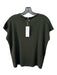 Eileen Fisher Size XXS Dark Green Organic Cotton Ribbed Knit Round Neck Top Dark Green / XXS