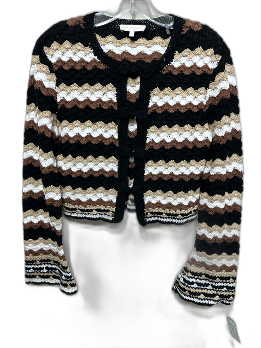 Ramy Brook Size XS Cotton Cotton Crochet Knit Horizontal Flare Sleeves Cardigan Cotton / XS