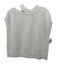 Akris Punto Size 2 Cream Beige Wool Cap Sleeve Open Knit Ribbed Top Cream Beige / 2