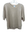 Eleventy Size XS Beige & Gold Viscose Blend Short Sleeve Knit Top Beige & Gold / XS