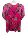 Johnny Was Size XS Pink, Green, Orange Rayon Blend Short Sleeve Top Pink, Green, Orange / XS
