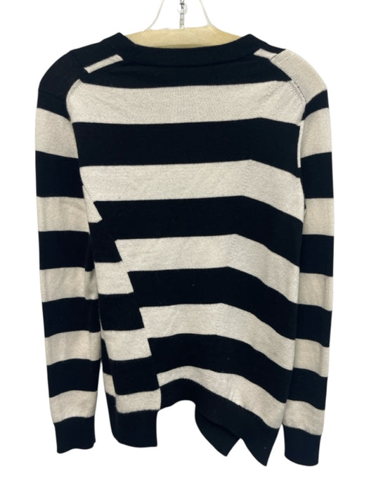 Proenza Schouler Size XS Black & White Cotton & Cashmere Long Sleeve Sweater Black & White / XS