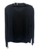 Akris Punto Size 2 Black & Beige Virgin Wool Long Sleeve Whipstitch Sweater Black & Beige / 2
