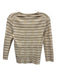 Vince Size XS Beige, White, Brown Cotton, Wool & Cashmere 3/4 Sleeve Sweater Beige, White, Brown / XS