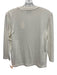 Vince Size XS White Viscose & Spandex 3/4 Sleeve 1/4 Button Knit Top White / XS