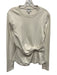 Tanya Taylor Size S Cream White Organic Cotton & Elastane Long Sleeve Top Cream White / S