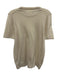 Zadig & Voltaire Size XS Cream Beige Cashmere Short Sleeve Crew Neck Knit Top Cream Beige / XS