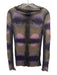Happy Sheep Size XS Green & Purple Viscose & Polyester Long Sleeve Mock Neck Top Green & Purple / XS