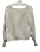 Free People Size XS Beige Gray Polyester & Polyamide Long Sleeve Sweater Beige Gray / XS