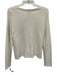 Eileen Fisher Size XXS Off White Cotton & Cashmere Boucle V Neck Sweater Off White / XXS