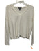 Eileen Fisher Size XXS Off White Cotton & Cashmere Boucle V Neck Sweater Off White / XXS