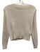 Splendid Collection Size XS Cream Cotton Long Sleeve Knit Wide Neck Sweater Cream / XS