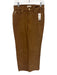 DL1961 Size 25 Camel Brown Cotton Corduroy High Rise Slim Straight Pants Camel Brown / 25