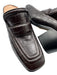 Bottega Veneta Shoe Size 36 Dark Brown Embossed Leather Square Toe Slip On Mules Dark Brown / 36