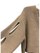 Nanushka Size XS Beige Wool & Cashmere Ribbed Knit Button Front Cardigan Sweater Beige / XS