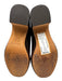 Vince Shoe Size 6.5 Deep Green Leather Upper Wood Sole Round Toe Slip On Mules Deep Green / 6.5