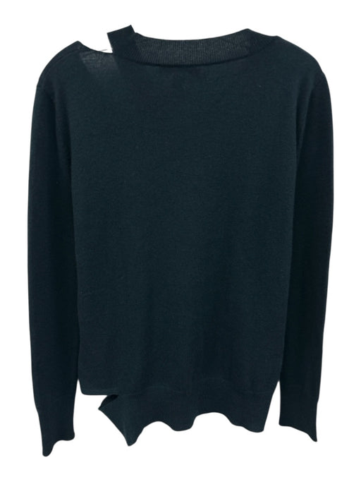 Autumn Cashmere Size XS Navy Blue Cashmere Knit V Neck Cut Outs Sweater Navy Blue / XS