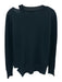 Autumn Cashmere Size XS Navy Blue Cashmere Knit V Neck Cut Outs Sweater Navy Blue / XS