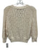 Vanessa Bruno Size 0 Cream Cotton Blend Open Knit Ribbed Accent Cardigan Sweater Cream / 0