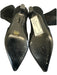 Stuart Weitzman Shoe Size 6.5 Black Suede Pointed Toe Kitten Heel Ankle Booties Black / 6.5