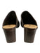 Donald Pliner Shoe Size 6.5 Chocolate Brown Leather Basket Weave Mule Pumps Chocolate Brown / 6.5