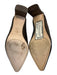 Donald Pliner Shoe Size 6.5 Chocolate Brown Leather Basket Weave Mule Pumps Chocolate Brown / 6.5