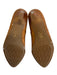 Sofft Shoe Size 6.5 Carmel Brown Leather Rounded Point Toe Stacked Heel Booties Carmel Brown / 6.5