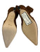 Stuart Weitzman Shoe Size 6.5 Brown Suede Pointed Toe Elastic Ankle Booties Brown / 6.5