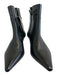 Stuart Weitzman Shoe Size 6.5 Black Leather Pointed Toe Ankle Booties Black / 6.5