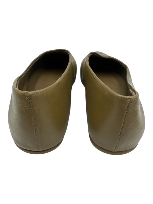 Vince Shoe Size 6 Olive Brown Leather Upper Pump Pointed Almond Toe Flats Olive Brown / 6