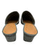 Splendid Shoe Size 6 Green Gray Leather Upper Suede Pointed Almond Toe Mules Green Gray / 6