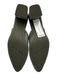 Splendid Shoe Size 6 Green Gray Leather Upper Suede Pointed Almond Toe Mules Green Gray / 6