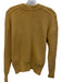 Varley Size XXS Yellow Viscose Blend Ribbed Knit Cable Detail 1/4 Button Sweater Yellow / XXS