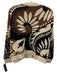 Weekend Max Mara Size XS Navy Blue, Cream & Brown Cotton Blend Abstract Sweater Navy Blue, Cream & Brown / XS