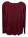 Nic+ Zoe Size XS Berry Purple Cotton Blend Knit U Neck Thin Round Hem Sweater Berry Purple / XS