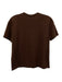 Rails Size XS Brown Cotton & Cashmere Knit Short Sleeve T Shirt Sweater Top Brown / XS