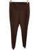 Lafayette 148 Size 0 Brown Polyamide Blend Pintuck Pleats Slim Fit Pants Brown / 0