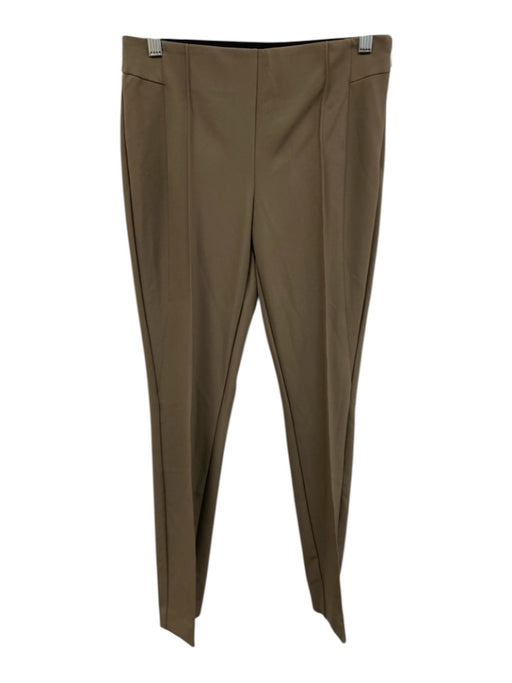 Lafayette 148 Size 0 Khaki Green Polyamide Blend Pintuck Pleats Slim Fit Pants Khaki Green / 0