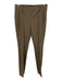 Lafayette 148 Size 0 Khaki Green Polyamide Blend Pintuck Pleats Slim Fit Pants Khaki Green / 0