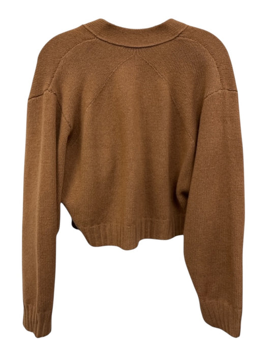 Proenza Schouler Size XS Light Brown Cashmere & Wool Buttons Pockets Cardigan Light Brown / XS